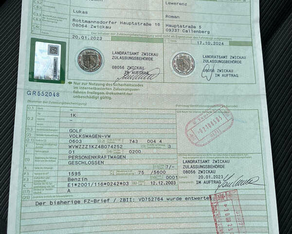 Серый Фольксваген Гольф, объемом двигателя 1.6 л и пробегом 259 тыс. км за 5400 $, фото 38 на Automoto.ua