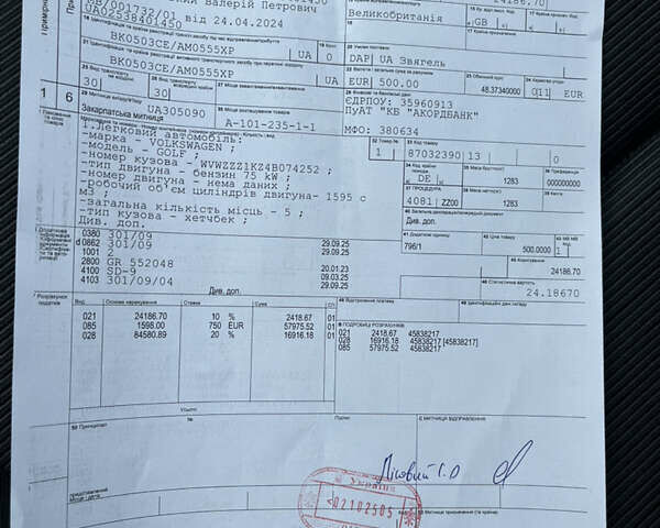 Серый Фольксваген Гольф, объемом двигателя 1.6 л и пробегом 259 тыс. км за 5400 $, фото 36 на Automoto.ua