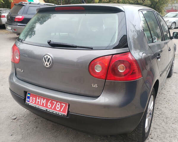 Серый Фольксваген Гольф, объемом двигателя 1.6 л и пробегом 205 тыс. км за 5900 $, фото 4 на Automoto.ua