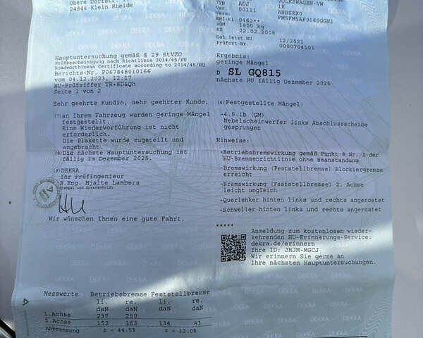 Сірий Фольксваген Гольф, об'ємом двигуна 1.6 л та пробігом 208 тис. км за 6100 $, фото 22 на Automoto.ua