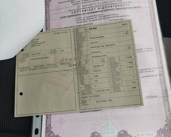 Сірий Фольксваген Гольф, об'ємом двигуна 1.4 л та пробігом 180 тис. км за 5000 $, фото 24 на Automoto.ua