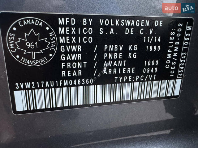 Серый Фольксваген Гольф, объемом двигателя 1.8 л и пробегом 198 тыс. км за 11500 $, фото 27 на Automoto.ua