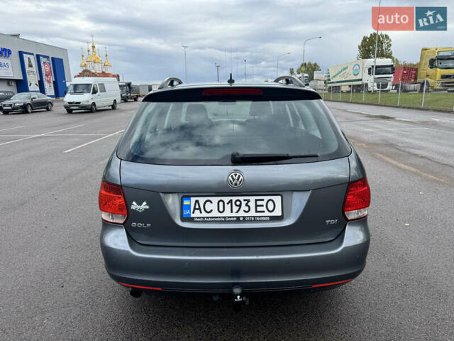 Фольксваген Гольф 2009 у Ковель на Automoto.ua Сірий Фольксваген Гольф, об'ємом двигуна 1.6 л та пробігом 205 тис. км за 7350 $, фото 5 на Automoto.ua