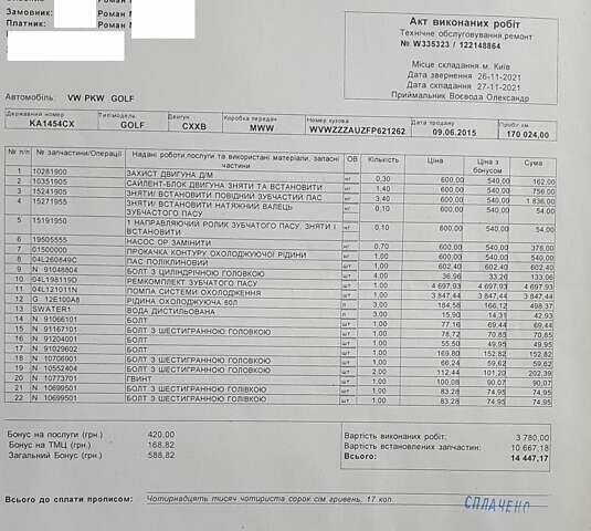 Серый Фольксваген Гольф, объемом двигателя 1.6 л и пробегом 201 тыс. км за 11500 $, фото 4 на Automoto.ua