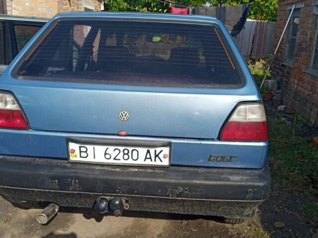 Синий Фольксваген Гольф, объемом двигателя 1.6 л и пробегом 500 тыс. км за 1500 $, фото 6 на Automoto.ua