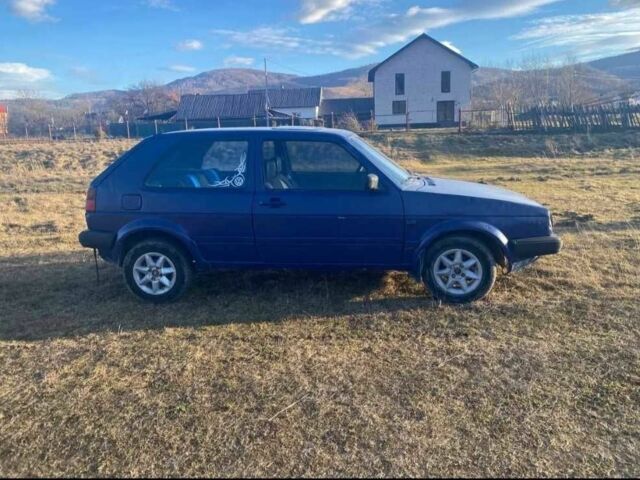 Синий Фольксваген Гольф, объемом двигателя 1.3 л и пробегом 218 тыс. км за 760 $, фото 1 на Automoto.ua