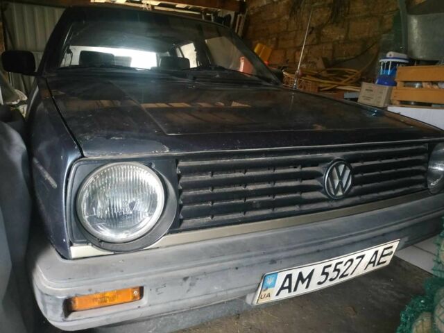 Синий Фольксваген Гольф, объемом двигателя 1.3 л и пробегом 350 тыс. км за 1100 $, фото 3 на Automoto.ua