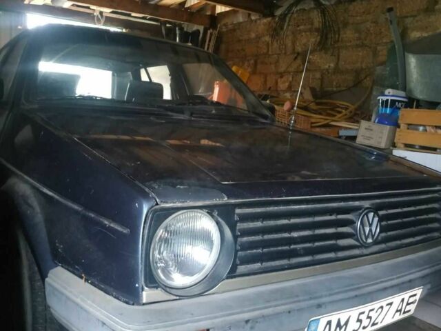 Синий Фольксваген Гольф, объемом двигателя 1.3 л и пробегом 350 тыс. км за 1100 $, фото 4 на Automoto.ua