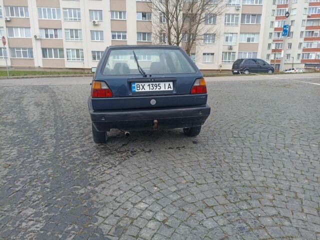 Синий Фольксваген Гольф, объемом двигателя 1.6 л и пробегом 270 тыс. км за 1200 $, фото 3 на Automoto.ua