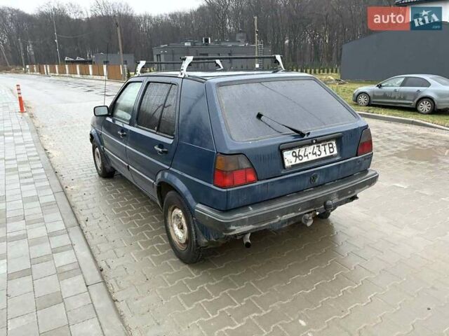 Синий Фольксваген Гольф, объемом двигателя 1.6 л и пробегом 401 тыс. км за 1650 $, фото 9 на Automoto.ua