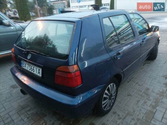 Фольксваген Гольф 1996 в Хмельницком на Automoto.ua Синий Фольксваген Гольф, объемом двигателя 1.8 л и пробегом 360 тыс. км за 2200 $, фото 6 на Automoto.ua