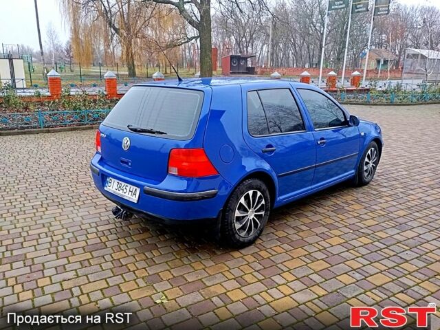 Синий Фольксваген Гольф, объемом двигателя 1.4 л и пробегом 210 тыс. км за 3350 $, фото 3 на Automoto.ua