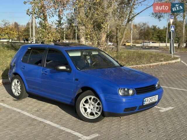 Фольксваген Гольф 1999 у Києві на Automoto.ua Синій Фольксваген Гольф, об'ємом двигуна 1.78 л та пробігом 328 тис. км за 4200 $, фото 4 на Automoto.ua