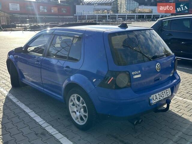 Фольксваген Гольф 1999 у Києві на Automoto.ua Синій Фольксваген Гольф, об'ємом двигуна 1.78 л та пробігом 328 тис. км за 4200 $, фото 1 на Automoto.ua