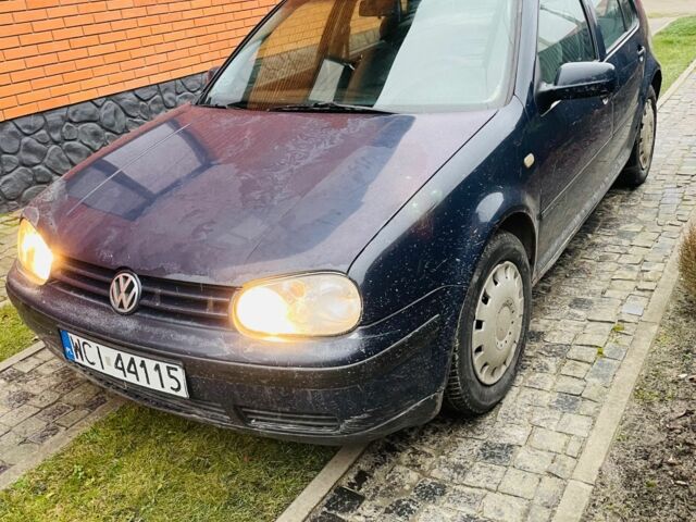 Синий Фольксваген Гольф, объемом двигателя 1.9 л и пробегом 280 тыс. км за 1850 $, фото 1 на Automoto.ua