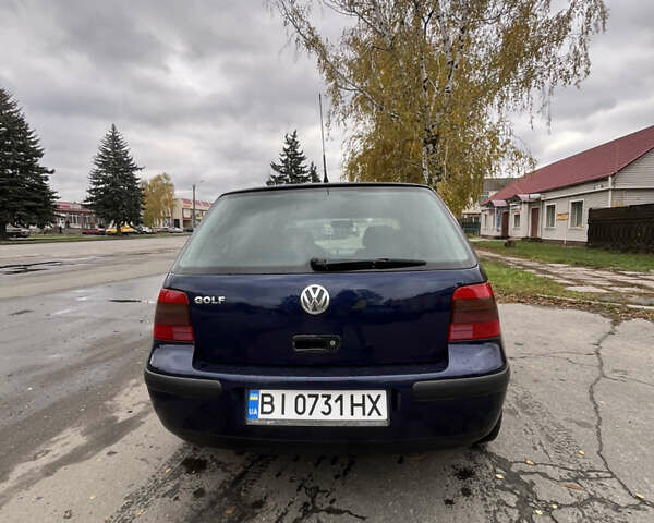 Синий Фольксваген Гольф, объемом двигателя 1.4 л и пробегом 320 тыс. км за 3600 $, фото 4 на Automoto.ua