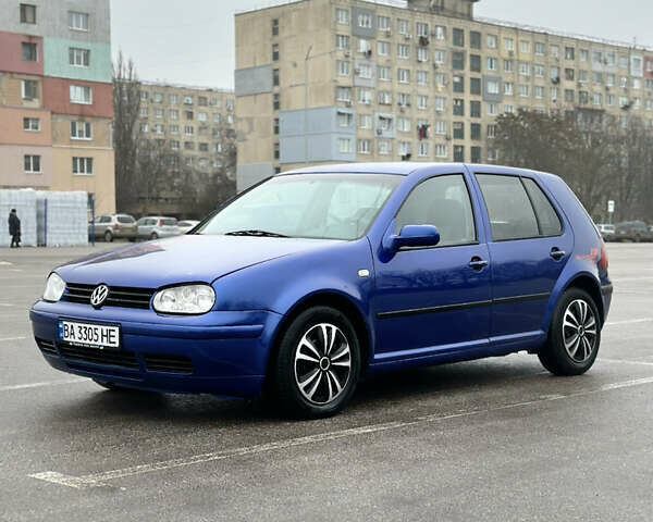 Синий Фольксваген Гольф, объемом двигателя 1.9 л и пробегом 215 тыс. км за 3700 $, фото 3 на Automoto.ua