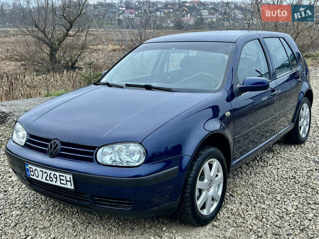 Синий Фольксваген Гольф, объемом двигателя 1.6 л и пробегом 192 тыс. км за 3999 $, фото 10 на Automoto.ua