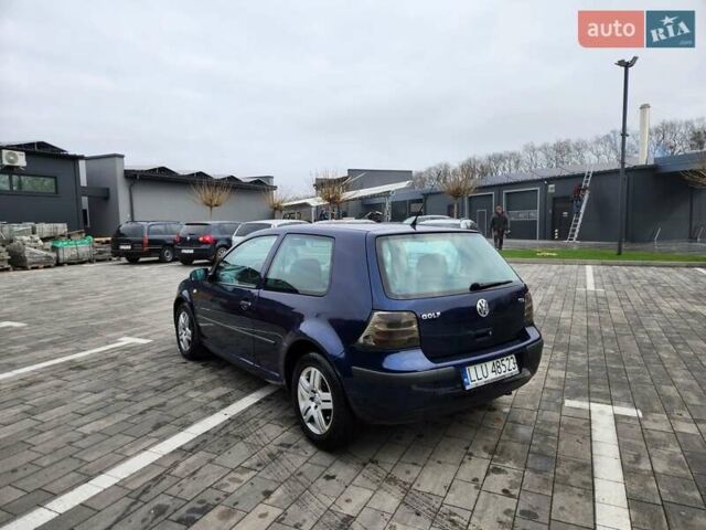 Синий Фольксваген Гольф, объемом двигателя 1.9 л и пробегом 354 тыс. км за 1150 $, фото 2 на Automoto.ua