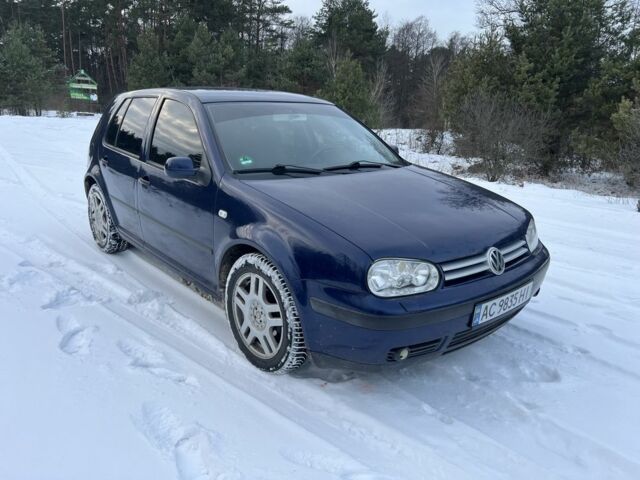 Синій Фольксваген Гольф, об'ємом двигуна 1.6 л та пробігом 258 тис. км за 3200 $, фото 1 на Automoto.ua