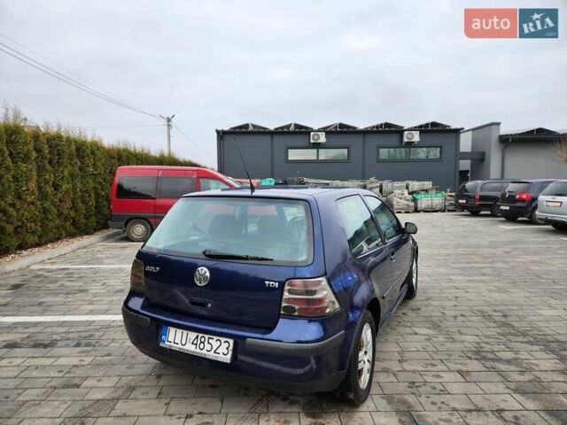 Синий Фольксваген Гольф, объемом двигателя 1.9 л и пробегом 354 тыс. км за 1150 $, фото 5 на Automoto.ua