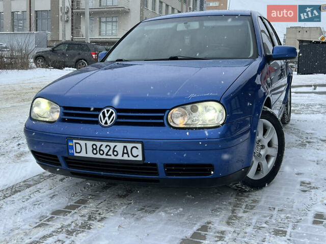 Синий Фольксваген Гольф, объемом двигателя 1.9 л и пробегом 322 тыс. км за 4499 $, фото 1 на Automoto.ua