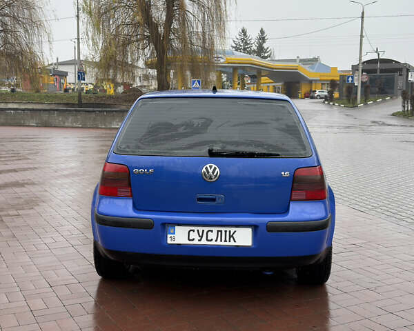 Синій Фольксваген Гольф, об'ємом двигуна 1.6 л та пробігом 218 тис. км за 4500 $, фото 4 на Automoto.ua