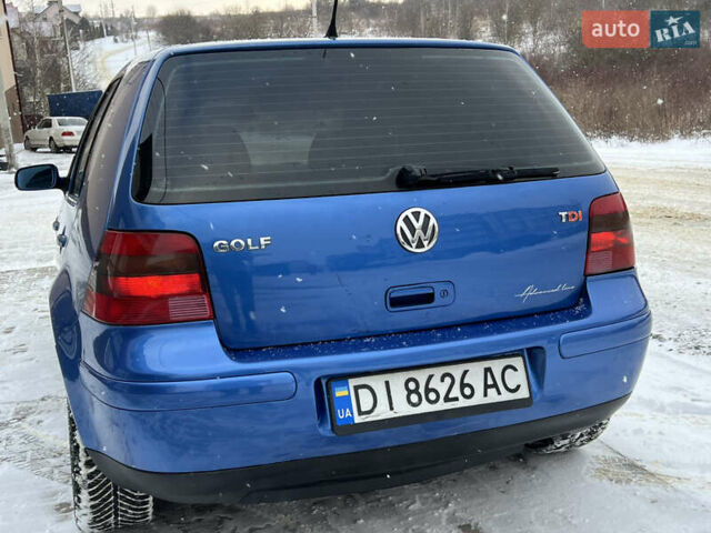 Синий Фольксваген Гольф, объемом двигателя 1.9 л и пробегом 322 тыс. км за 4499 $, фото 15 на Automoto.ua