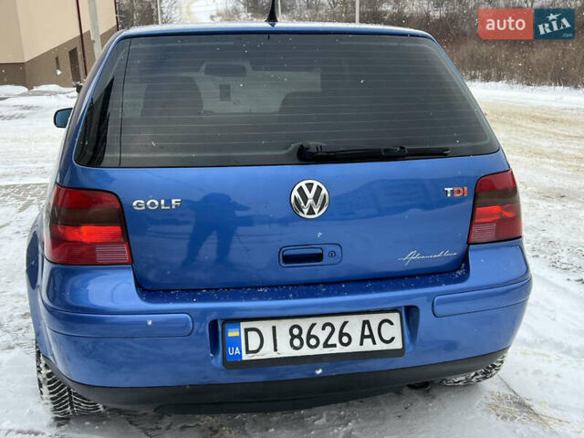 Синий Фольксваген Гольф, объемом двигателя 1.9 л и пробегом 322 тыс. км за 4499 $, фото 16 на Automoto.ua