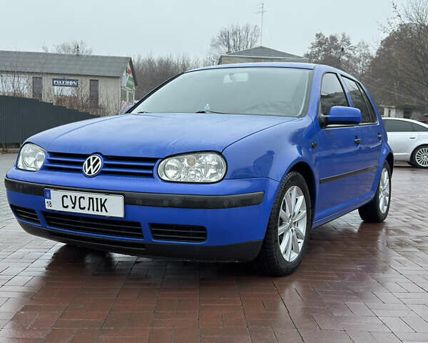 Синій Фольксваген Гольф, об'ємом двигуна 1.6 л та пробігом 218 тис. км за 4500 $, фото 1 на Automoto.ua