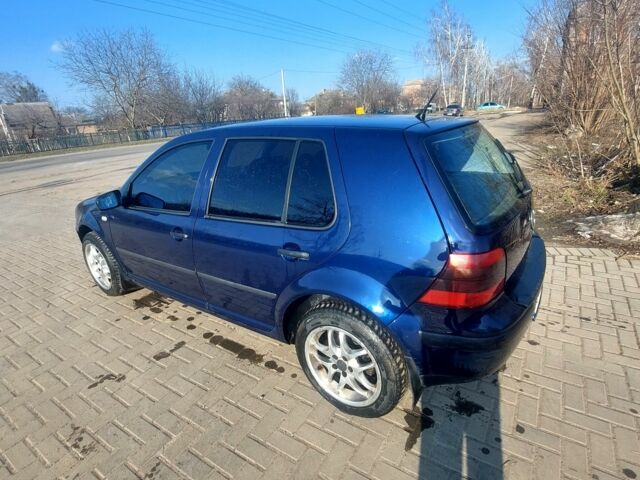 Синий Фольксваген Гольф, объемом двигателя 1.6 л и пробегом 219 тыс. км за 2999 $, фото 3 на Automoto.ua