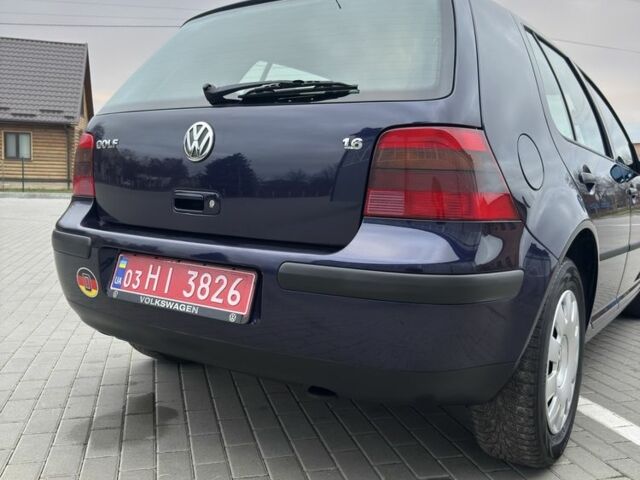 Синій Фольксваген Гольф, об'ємом двигуна 1.6 л та пробігом 99 тис. км за 5400 $, фото 11 на Automoto.ua