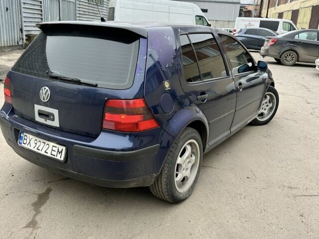 Синий Фольксваген Гольф, объемом двигателя 1.6 л и пробегом 272 тыс. км за 2600 $, фото 3 на Automoto.ua