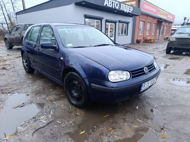Синий Фольксваген Гольф, объемом двигателя 1.9 л и пробегом 333 тыс. км за 1550 $, фото 3 на Automoto.ua