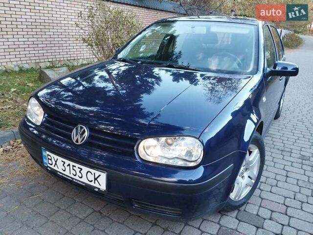 Синий Фольксваген Гольф, объемом двигателя 1.6 л и пробегом 190 тыс. км за 4390 $, фото 1 на Automoto.ua