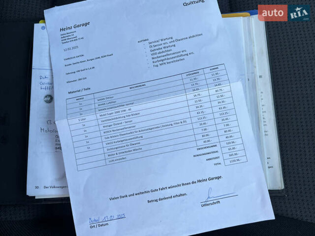 Синий Фольксваген Гольф, объемом двигателя 1.6 л и пробегом 284 тыс. км за 5350 $, фото 151 на Automoto.ua
