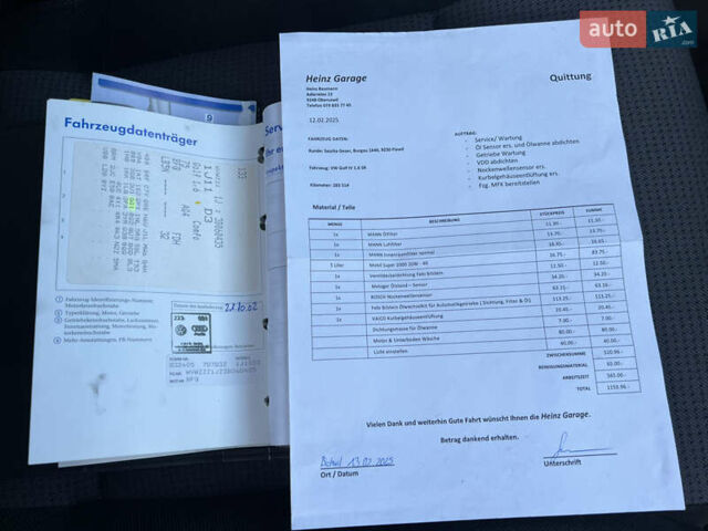 Синий Фольксваген Гольф, объемом двигателя 1.6 л и пробегом 284 тыс. км за 5350 $, фото 141 на Automoto.ua