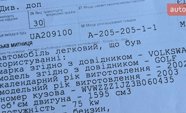 Синий Фольксваген Гольф, объемом двигателя 1.6 л и пробегом 284 тыс. км за 5350 $, фото 139 на Automoto.ua