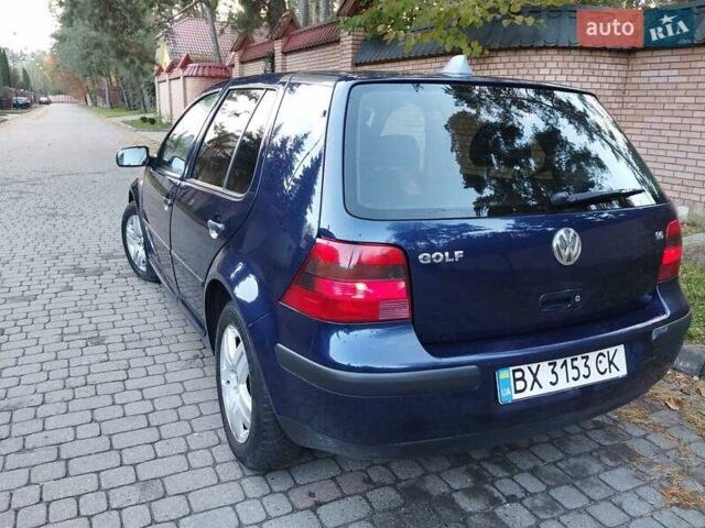 Синий Фольксваген Гольф, объемом двигателя 1.6 л и пробегом 190 тыс. км за 4390 $, фото 18 на Automoto.ua