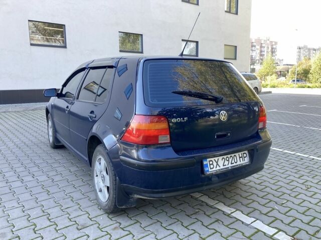 Фольксваген Гольф 2002 в Хмельницком на Automoto.ua Синий Фольксваген Гольф, объемом двигателя 1.4 л и пробегом 249 тыс. км за 3100 $, фото 2 на Automoto.ua