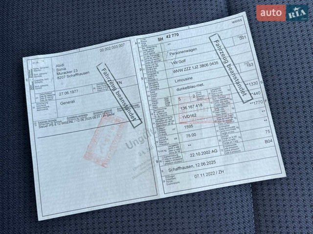 Синий Фольксваген Гольф, объемом двигателя 1.6 л и пробегом 284 тыс. км за 5350 $, фото 138 на Automoto.ua