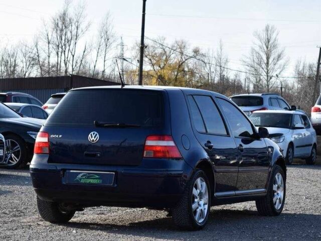 Синий Фольксваген Гольф, объемом двигателя 1.4 л и пробегом 232 тыс. км за 4750 $, фото 1 на Automoto.ua