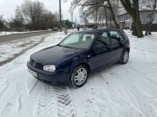 Синий Фольксваген Гольф, объемом двигателя 1.4 л и пробегом 186 тыс. км за 4600 $, фото 1 на Automoto.ua
