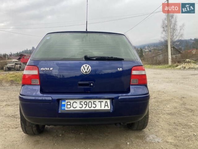 Синий Фольксваген Гольф, объемом двигателя 1.6 л и пробегом 250 тыс. км за 3500 $, фото 8 на Automoto.ua