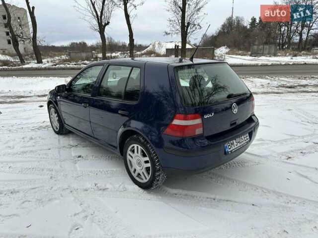 Синий Фольксваген Гольф, объемом двигателя 1.4 л и пробегом 210 тыс. км за 4600 $, фото 3 на Automoto.ua