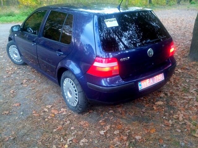 Синий Фольксваген Гольф, объемом двигателя 1.4 л и пробегом 195 тыс. км за 4500 $, фото 2 на Automoto.ua