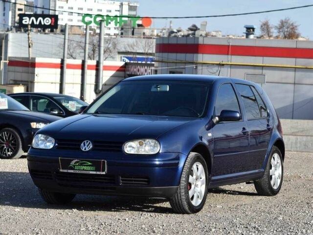 Синий Фольксваген Гольф, объемом двигателя 1.4 л и пробегом 232 тыс. км за 4750 $, фото 4 на Automoto.ua