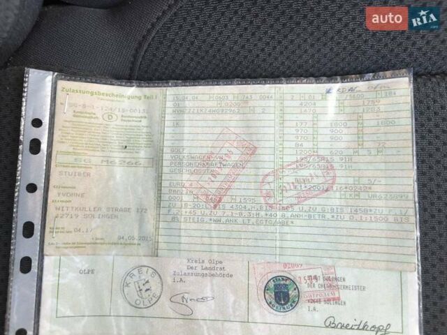 Синий Фольксваген Гольф, объемом двигателя 1.6 л и пробегом 174 тыс. км за 5500 $, фото 61 на Automoto.ua