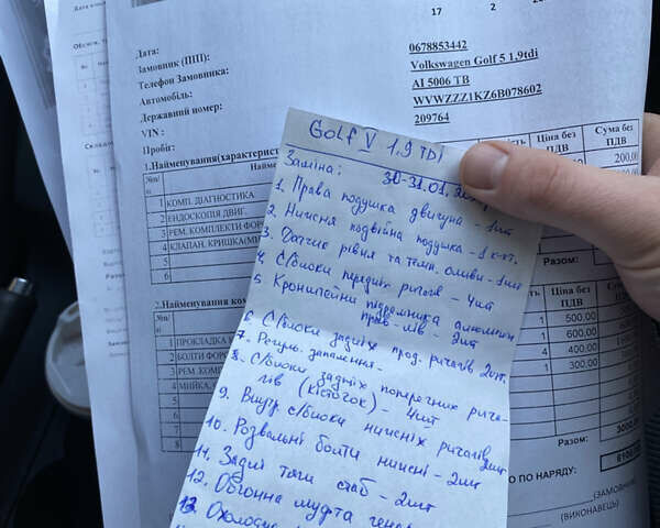 Синій Фольксваген Гольф, об'ємом двигуна 1.9 л та пробігом 225 тис. км за 6200 $, фото 11 на Automoto.ua