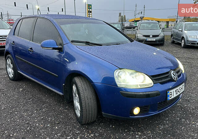 Фольксваген Гольф 2006 в Полтаве на Automoto.ua Синий Фольксваген Гольф, объемом двигателя 1.6 л и пробегом 175 тыс. км за 6400 $, фото 5 на Automoto.ua